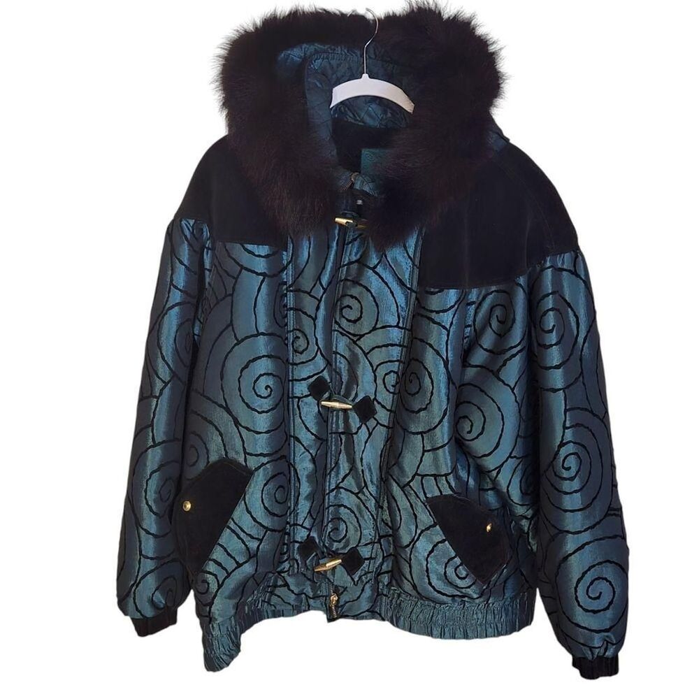 East-west Women's Green and Blue Jacket
